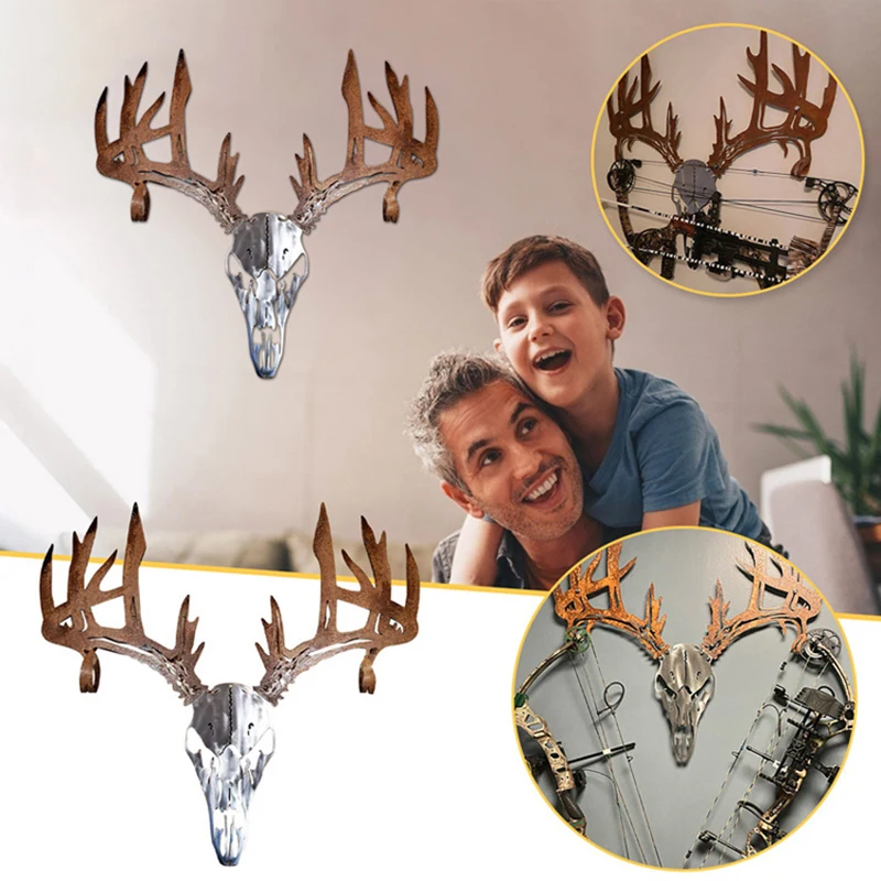 

Deer Head Bow Hook Wall Mounted Hanger Decorative For Wall Decoration Ornaments