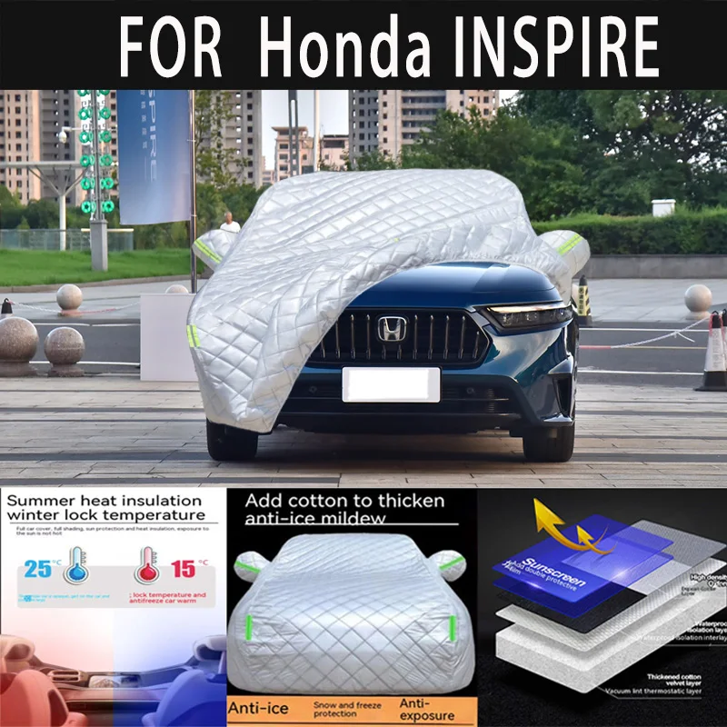 

For Honda INSPIRE auto hail proof protective cover, snow cover, sunshade, waterproof and dustproof external car accessories