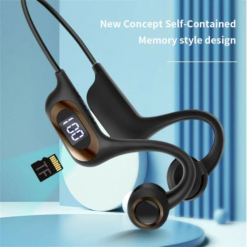 

Ear-hook Wireless Headset 5.3 Not In-ear Headset Stereo Hifi Sound Tws Earbuds Support Tf Card Portable Air Conduction