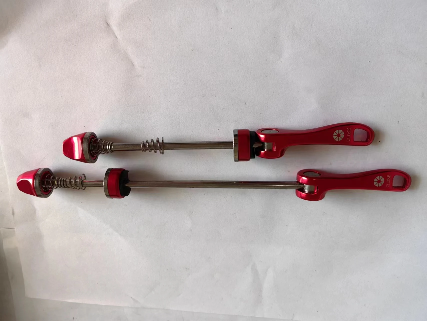 Для складного велосипеда Dahon Quick Release 74 мм 135 QR Skewer alloy Axle Red