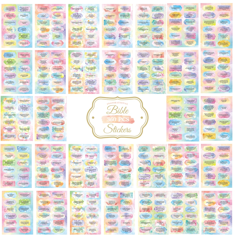 

Набор стикеров с библейскими цитатами