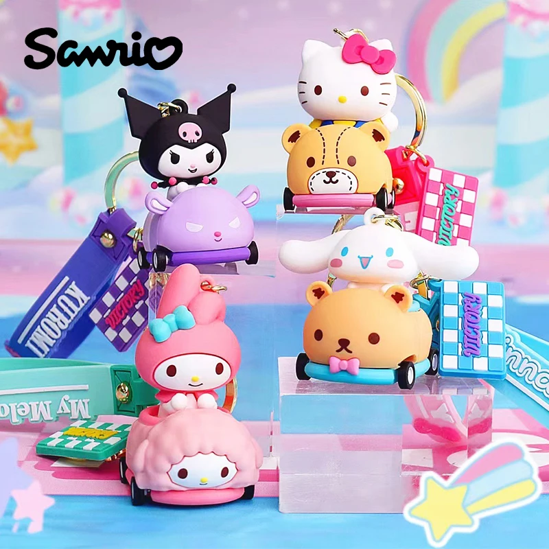 

Милые брелоки Kuromi Kawaii Sanrio Mymelody Cinnamoroll Аниме Сумка кукольный автомобиль подвесные аксессуары декоративные игрушки подарки для девочек