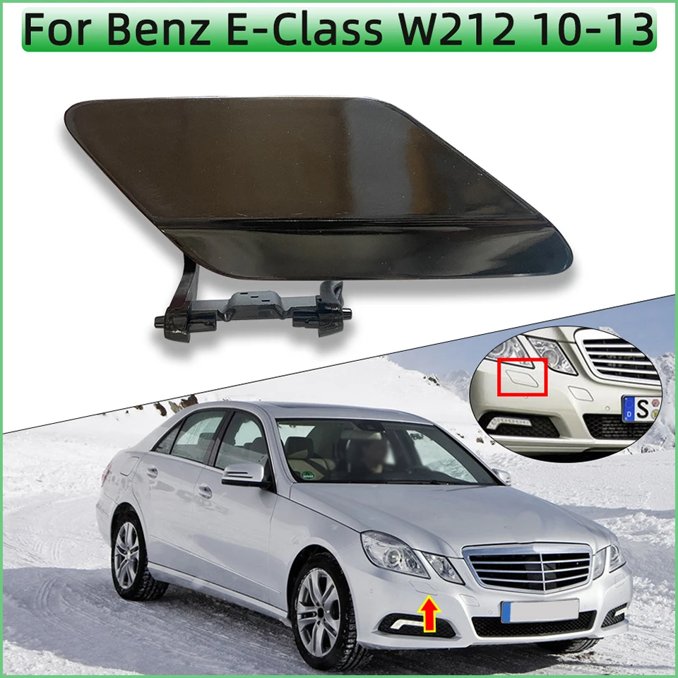 

Headlamp Washer Nozzle Spray Cover Cap For Mercedes Benz E Class W212 E300 E350 E400 E550 2009 2010 2012 2013#2128600108 Painted