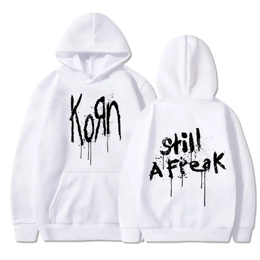 

Korn Music Concert Rock Band WORLD TOUR Hoodie Men Women Retro Metal Gothic Oversized Male Sweatshirt Hoodies Fashion Streetwear