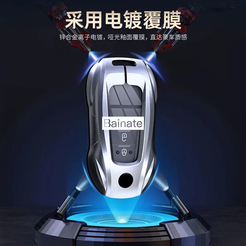 Чехол для ключей, для Toyota Crown, Mirai, Alpharo, Corolla, Prius, Camry, bZ4X, bZ3, Rav4, защитный чехол-держатель для смарт-ключа с цепочкой (art.: 3920dbc8b2a72) - 3920dbc8b2a72