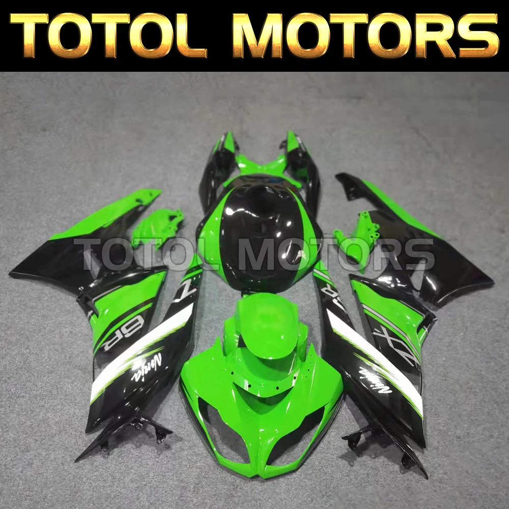 

Motorcycle Fairings Kit Fit For zx-6r 2009 2010 2011 2012 636 Bodywork Set High Quality ABS injection Ninja Green Black