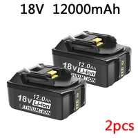 100 original makita 18v 12000mah rechargeable power tools battery with led li ion replacement lxt bl1860b bl1860 bl1850 bl 1830
