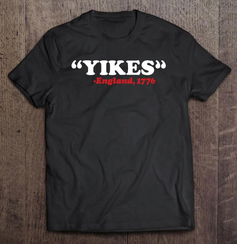 

Смешная футболка Yikes с изображением Англии и подарка на День независимости 4 июля 1776, аниме футболка, Мужская футболка для спортзала, Мужская...