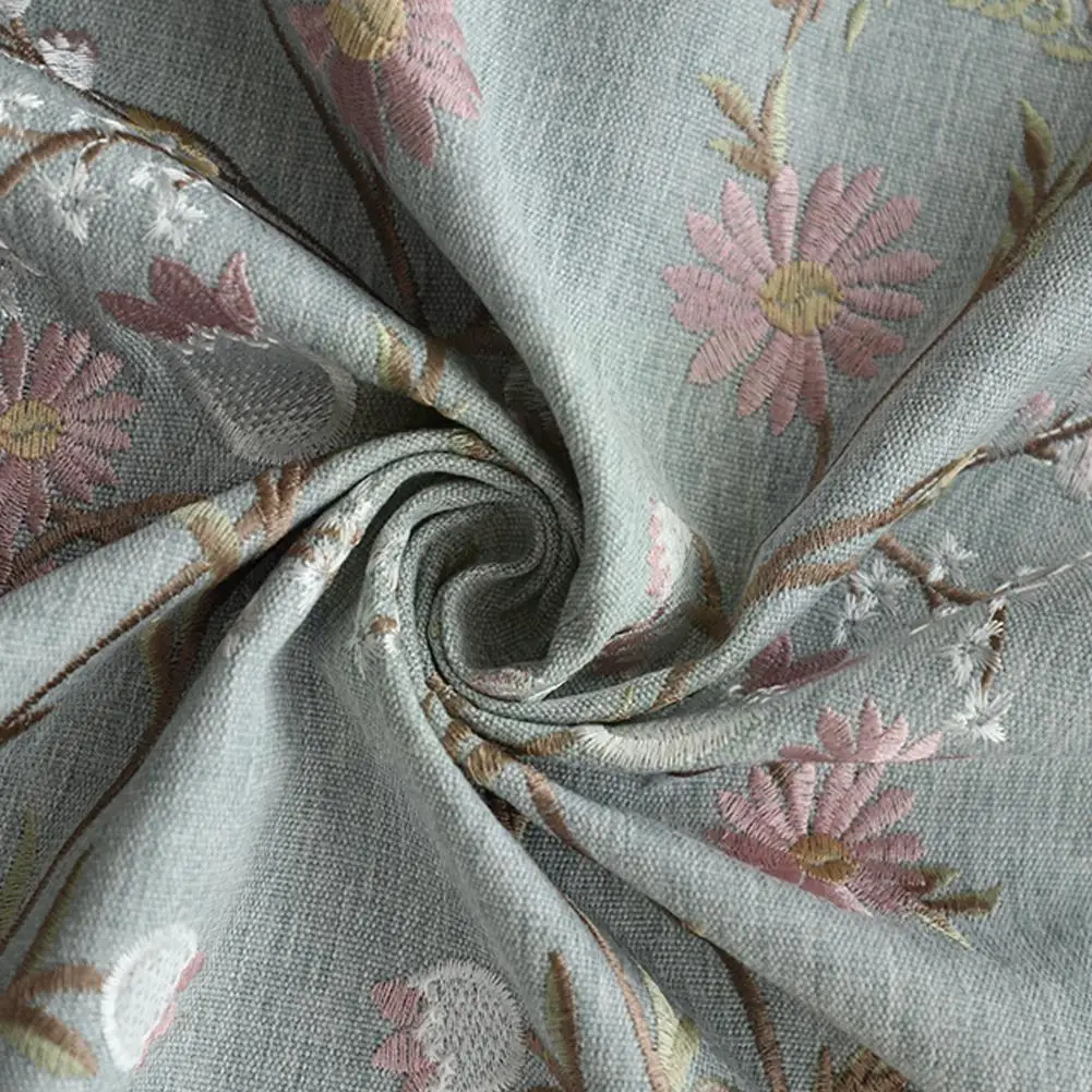 

Прямоугольная скатерть из хлопка и льна, Простой декоративный домашний кофейный столик, скатерть с вышивкой, R6Z3