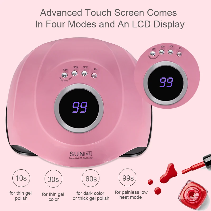 Профессиональный УФ-лампа светодиодный светильник для ногтей Высокая мощность