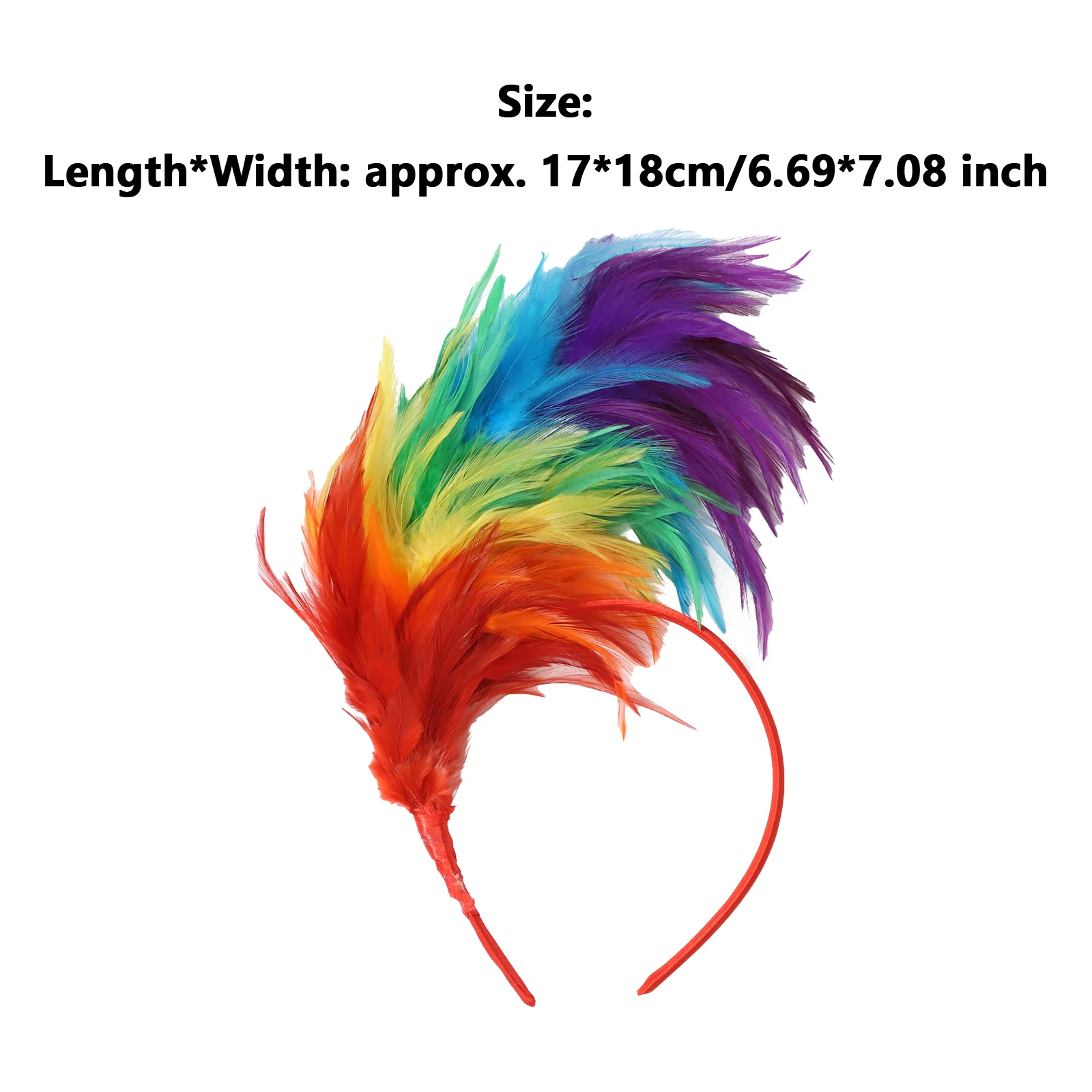 Винтажный красочный карнавальный головной убор с перьями необычная повязка на