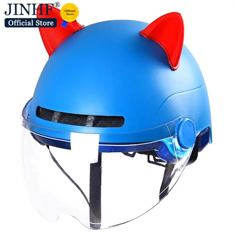 

2pcs Car Motorcycle Helmet Devil Horn Cute Cat Ears Decoration Motocross Full Face Off Road Helmet Decoration Car Accessories