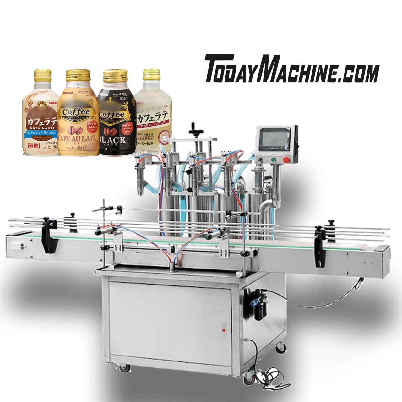 Автоматическая машина для розлива бутылок питьевой воды соды сока молока масла