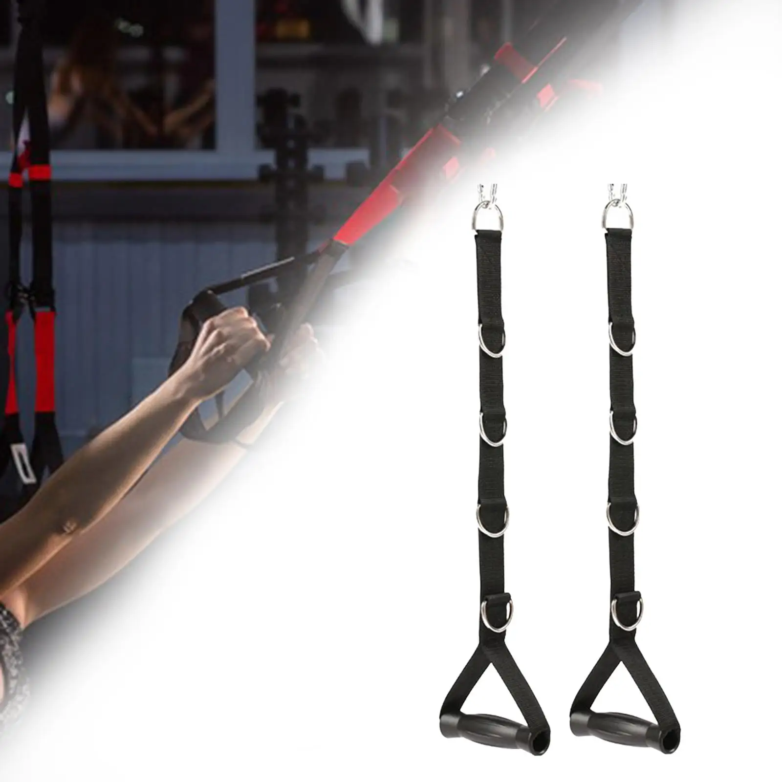 Ручки для упражнений LAT Pulldown Attachments Сверхмощный ремень трицепса и бицепса