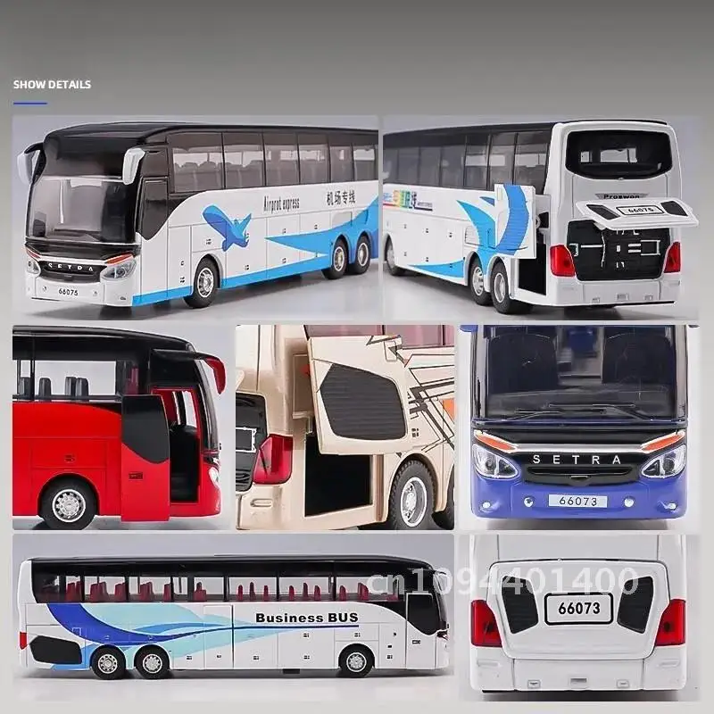 1/50 SETRA Роскошный тренерский автобус игрушечный автомобиль литая под давлением