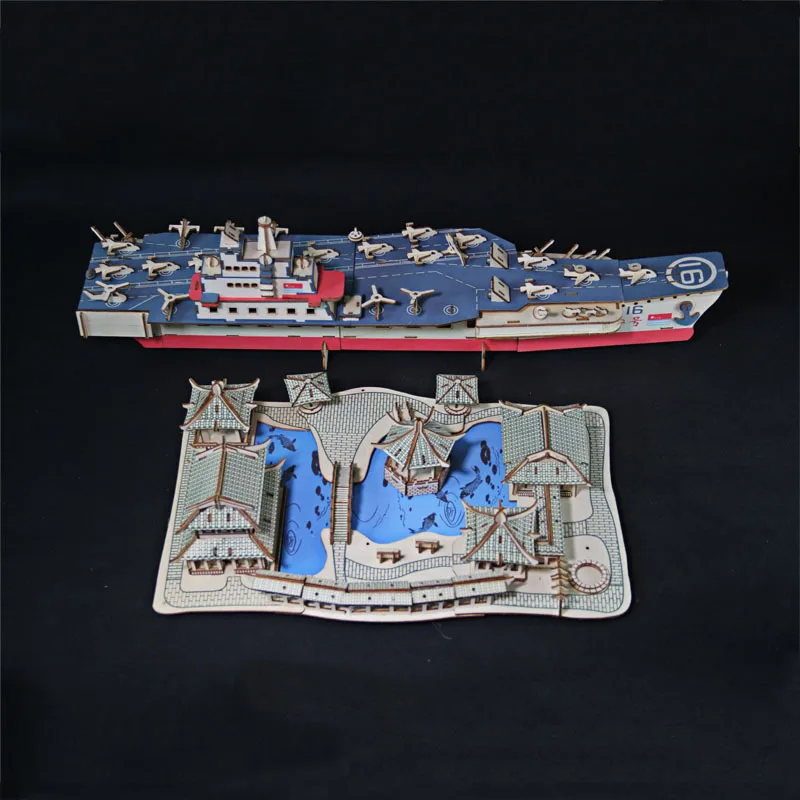 Трехмерная головоломка Brain 3D деревянная сборка ручной работы летательный