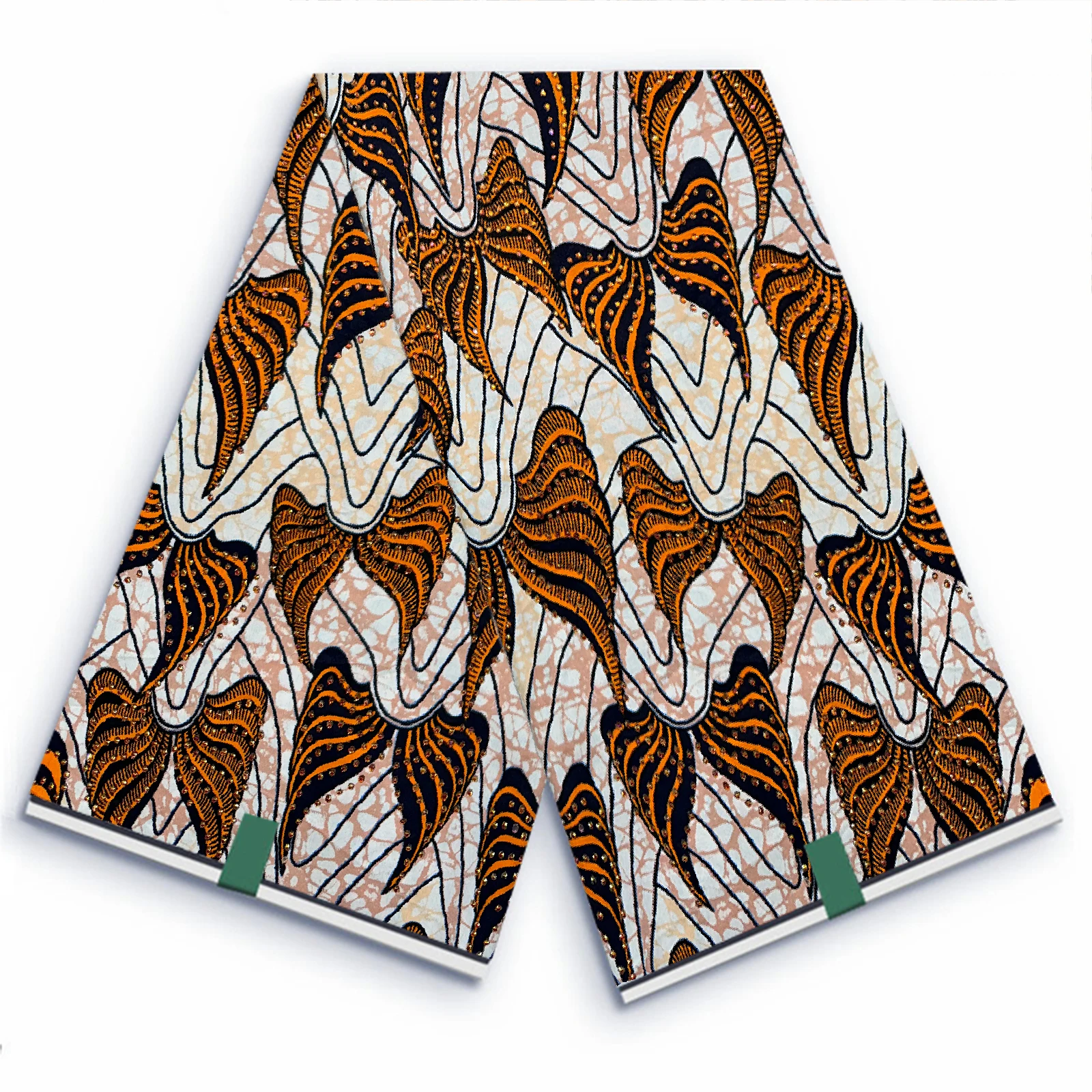 Высококачественная африканская ткань со стразами дизайн настоящий воск Анкара