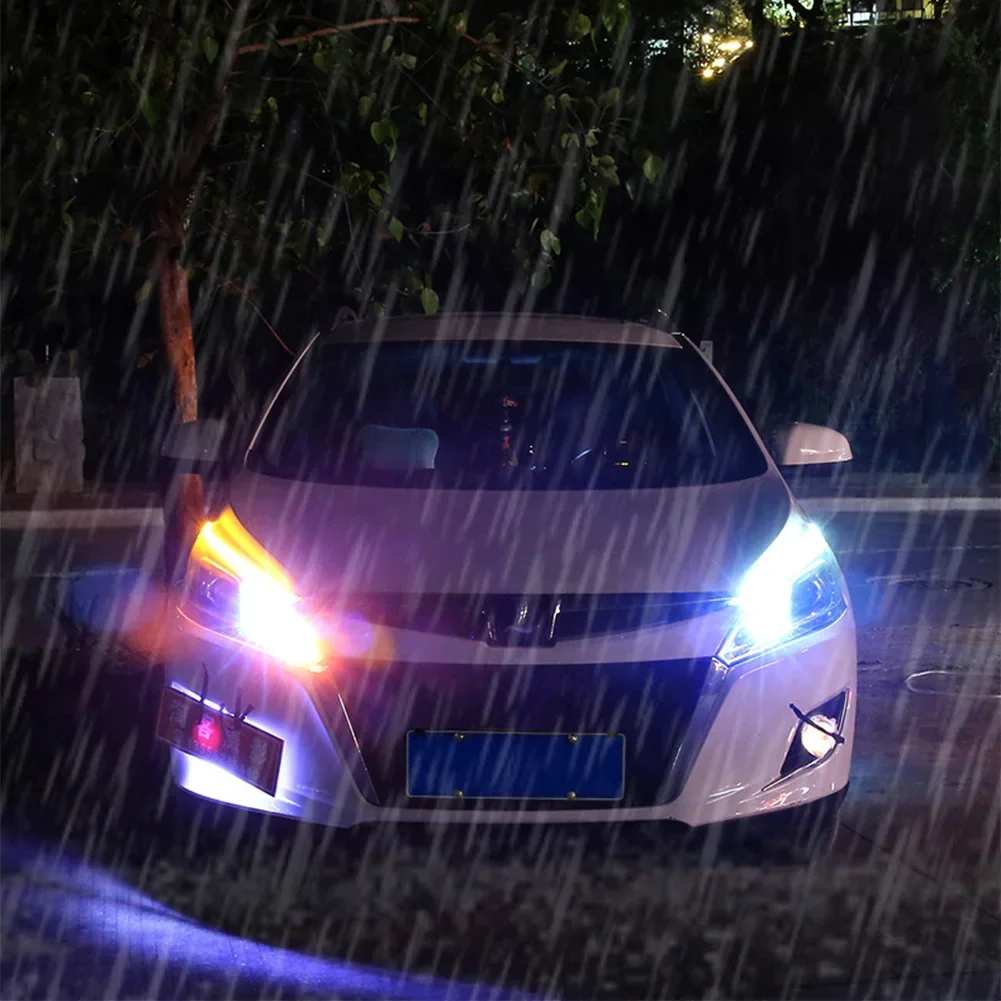 2 шт. светодиодная лента для дневных ходовых огней 12 В