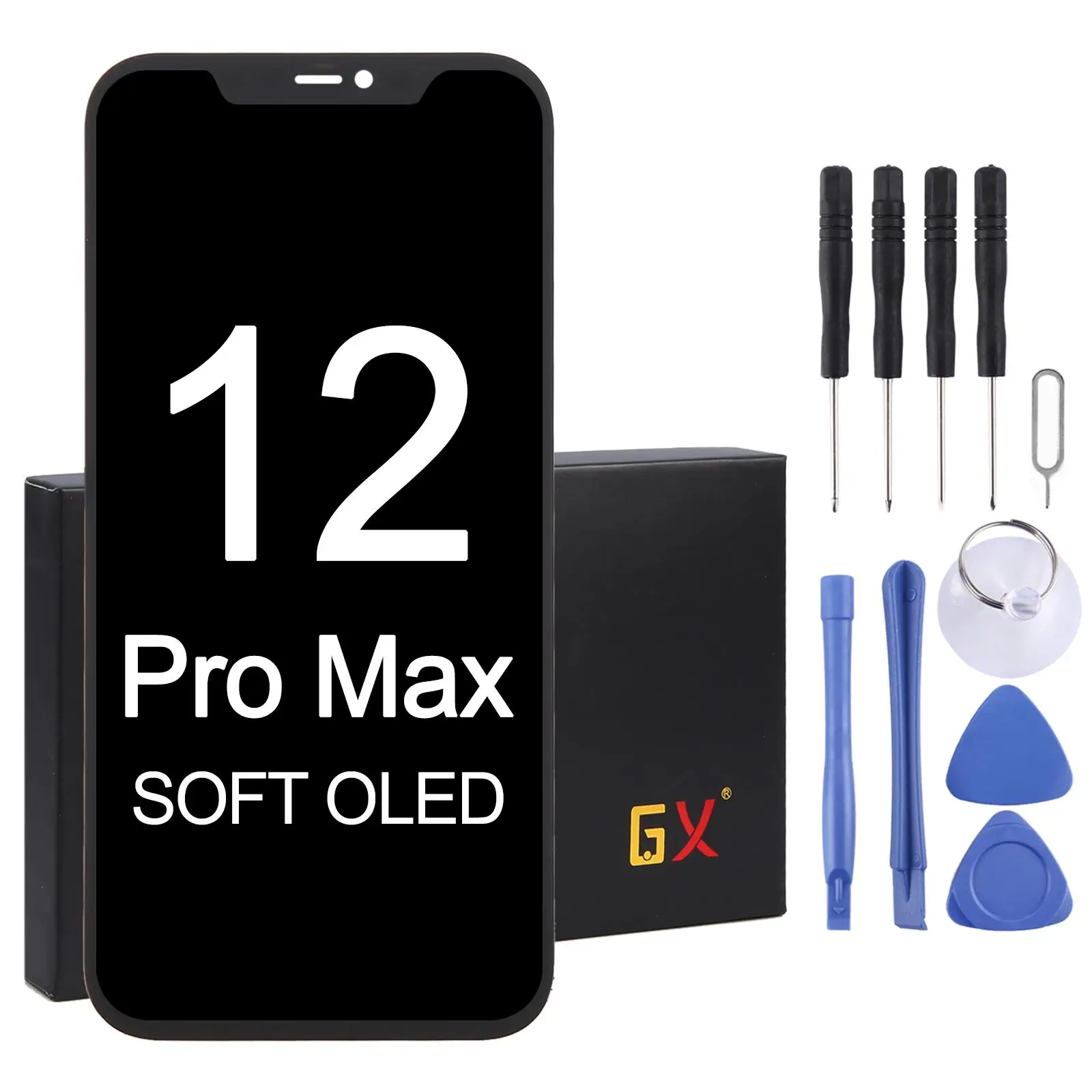 Фото Замена OLED-экрана GX SOFT&HARD для iPhone 12 Pro Max №1