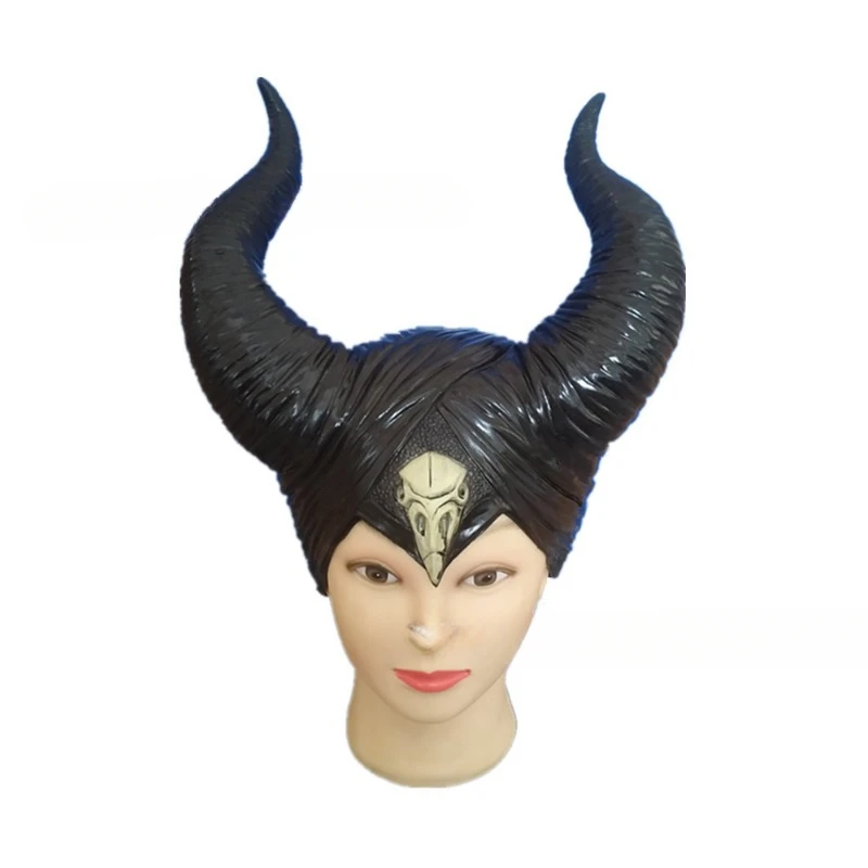 Виниловая Повязка На Голову Maleficent Сказочный Хвост Рогатая Шляпа Аксессуар Для