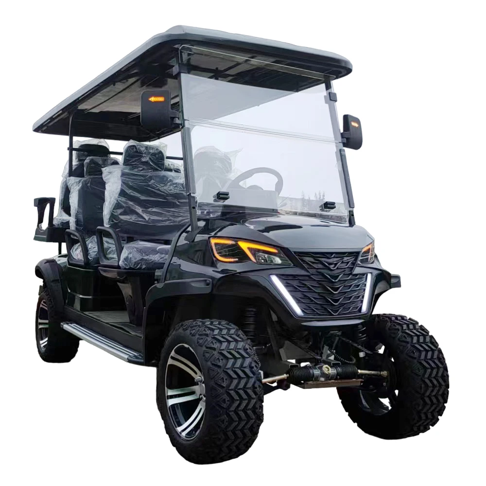 

Global Sale New Model 48/60/72V 4000/5000/7000W Hunting Club Street Legal Utility Vehicle Car Electric Lithium Golf Cart