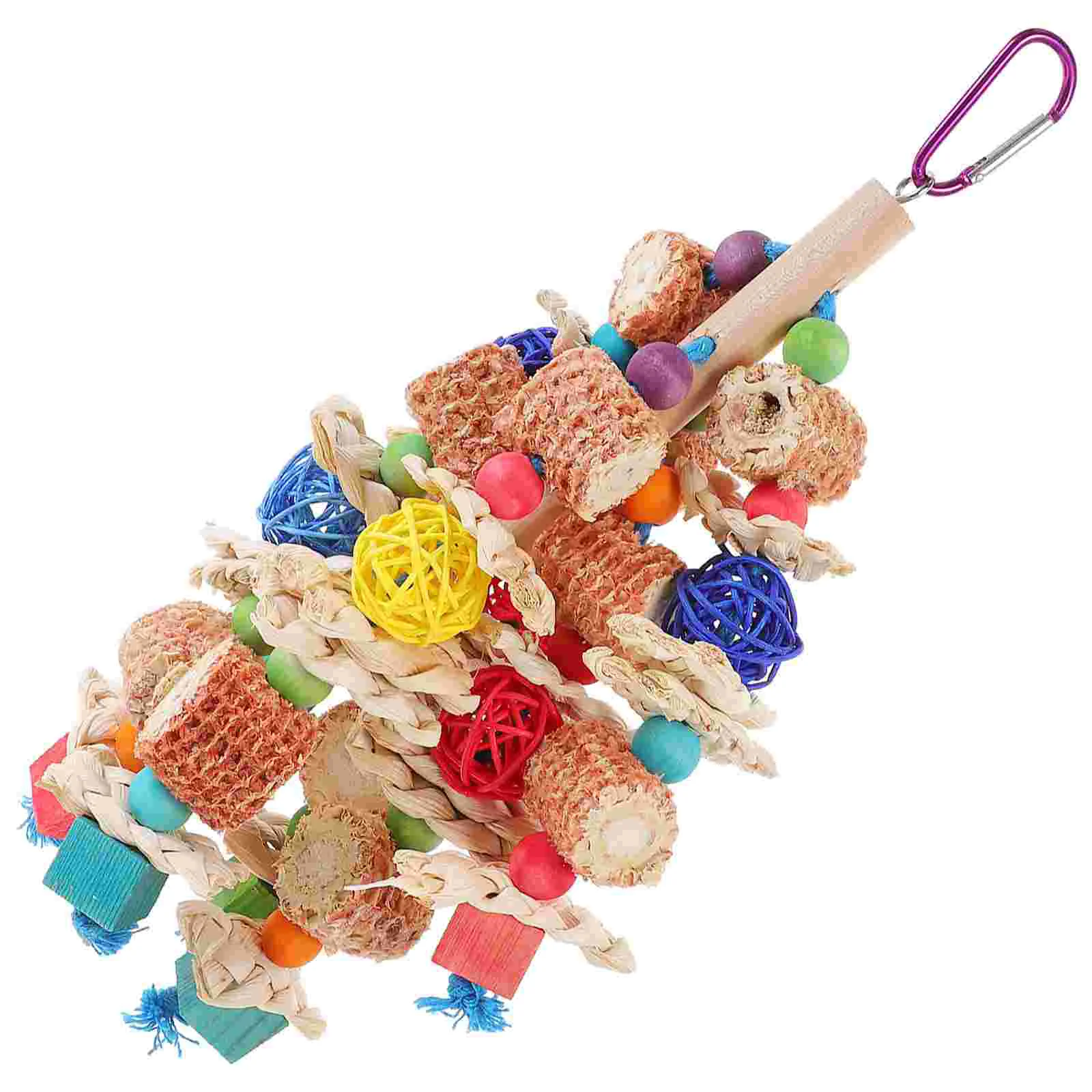 

Parakeet Toys Cage Hanging Interesting Parrot Cockatiel Bird Parrots Supplies Small