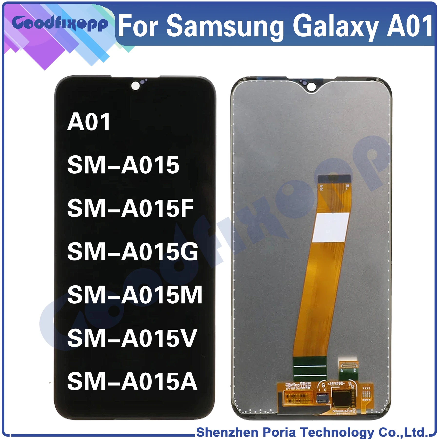 Для Samsung Galaxy A01 SM-A015 SM-A015F SM-A015G SM-A015M SM-A015V A015 ЖК-дисплей с сенсорным экраном и дигитайзером в сборе