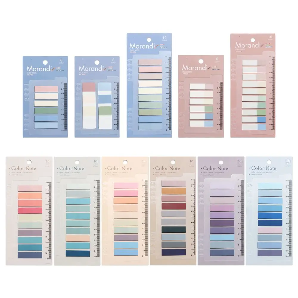 

60/120/200pcs Novelty Planner Stickers Notes Memo Pad Loose-leaf Index Sticker Bookmark Page Sticker Office Stationery