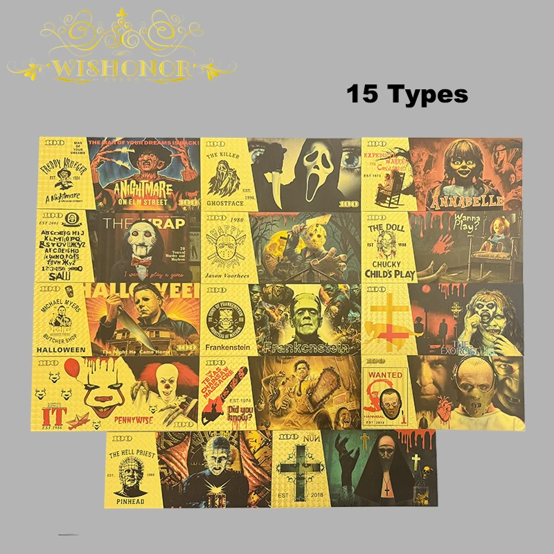 

Золотые банкноты США Страшные фильмы