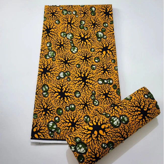 

ankara wax fabric 2022 high quality african wax print fabric 100% cotton soft african guaranteed veritable real wax for dresses