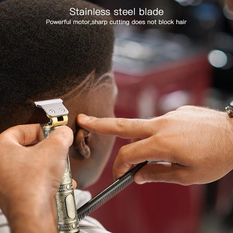 Новый профессиональный триммер для волос электрическая машинка стрижки мужчин