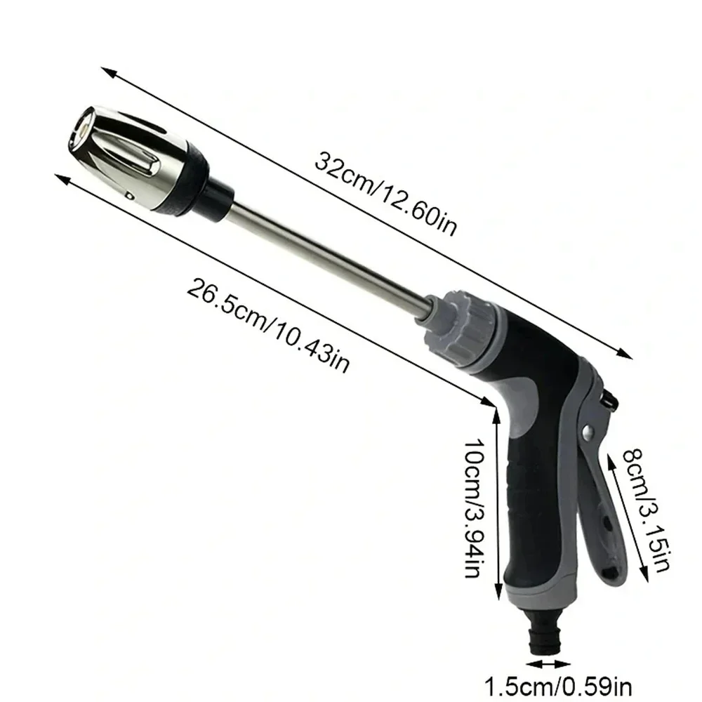Пистолет de agua alta presión limpieza Metal регулируемый manguera riego jardín boquilla aspersor pistola espuma