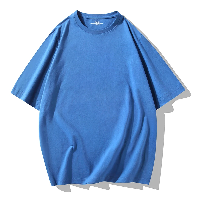 

2023 New Combed Cotton Tees Tshirts Mens Solid Tops Woman Male Custom Team Uniform Class Clothes Summer Brand Customization JN01