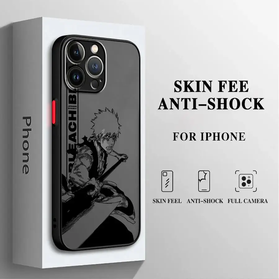 Чехол для телефона с изображением аниме BLEACH Kurosaki Ichigo Xiaomi Mi 13 14 Lite 11 12T Pro 11T 9T 12X 12 10T
