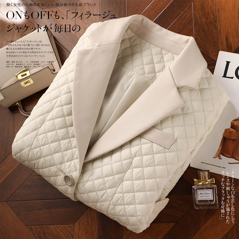 Luxury High Quality Winter Clothes Women Casacos De Inverno Feminino Thin Vintage Spliced Sheepskin Abrigos Mujer Invierno 2022