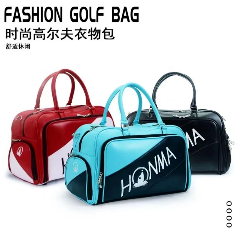 Men's Clothing Bag Honma Golf Bag Leather Large Capacity Fashion Casual Handbag  Travel Bag