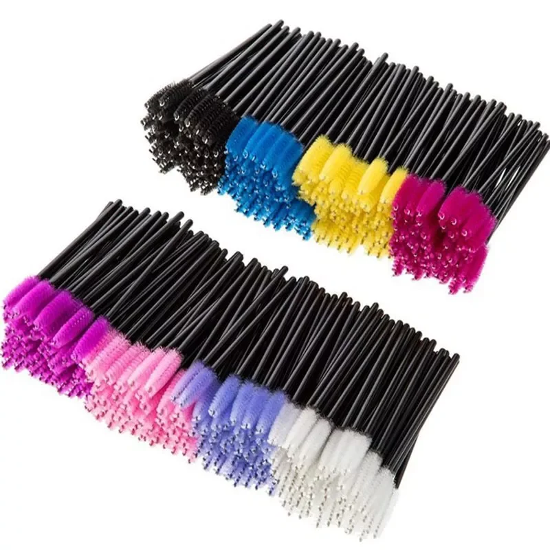

New 50Pcs Make up Brushes Eye lashes Disposable Mascara Wands Applicator Eye lashes Cosmetic Brush Maquiagem For Makeups Tools