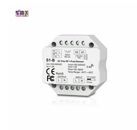 

Беспроводной диммер S1-B SAGE LU MEI для светодиодов