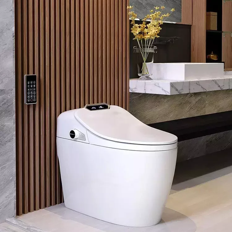 Керамический автоматический санитарный безводный туалет электронный
