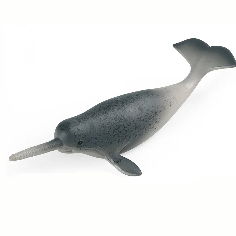 

Игрушечное украшение Narwhal, пластиковое, для детей, имитация морских обитателей