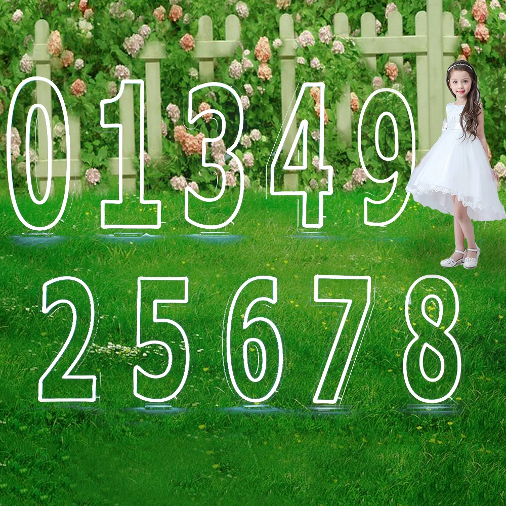 Wholesale Large Neon Number 1 Sign Numbers Sign 76x28 CM for First Birthday Party Decor 12V with Base