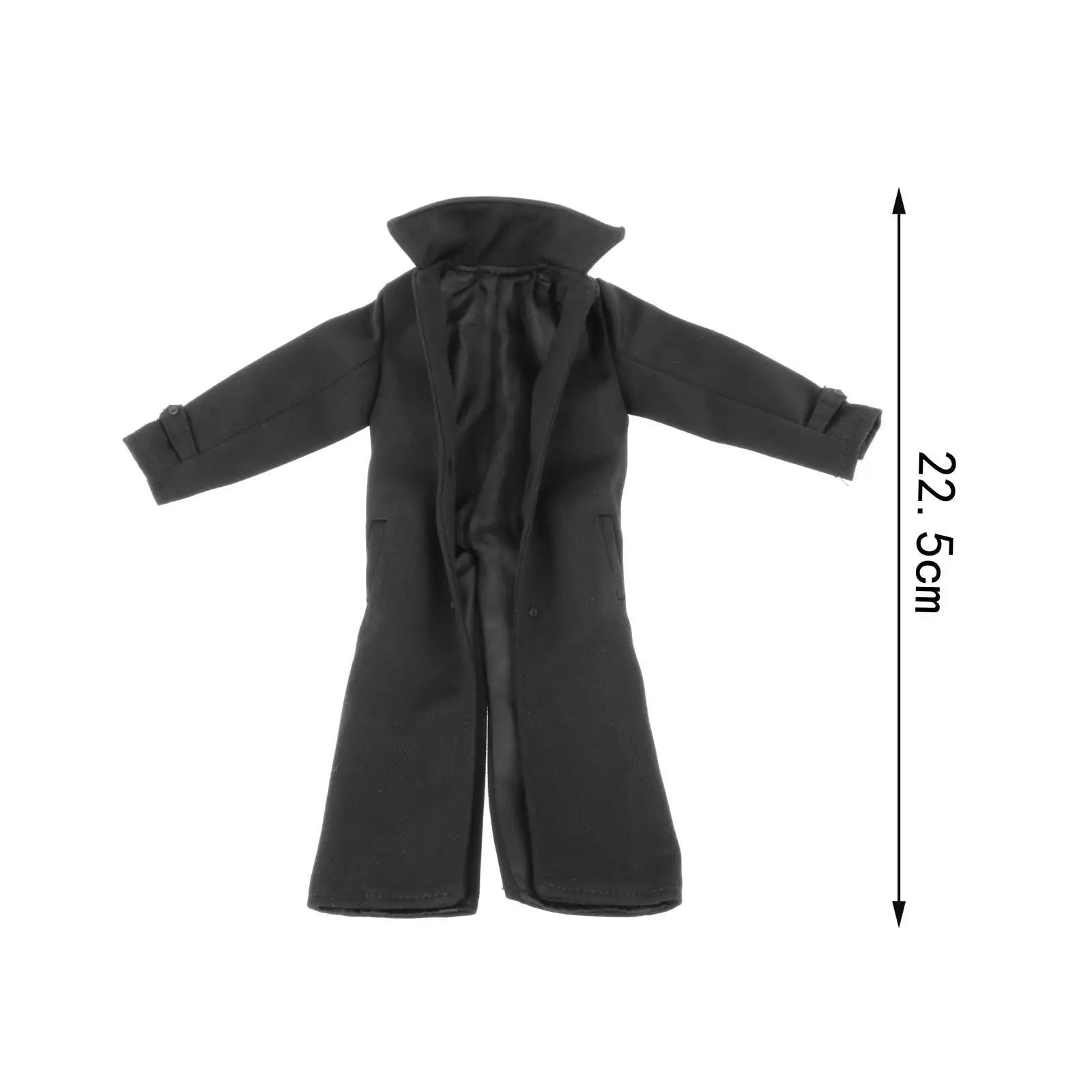 Фото Мужской плащ 1:6 для фигурок TTL Enterbay CG CY Girl 12'' (аксессуар) №4