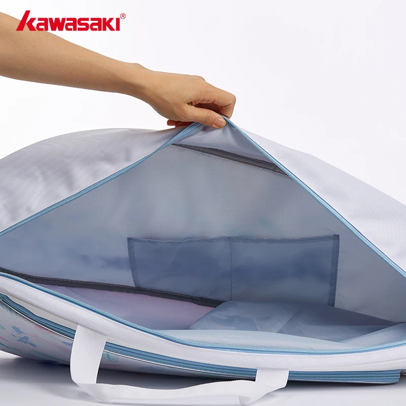 Женская сумка для бадминтона Kawasaki 2024 может вместить теннисную сумку с тремя