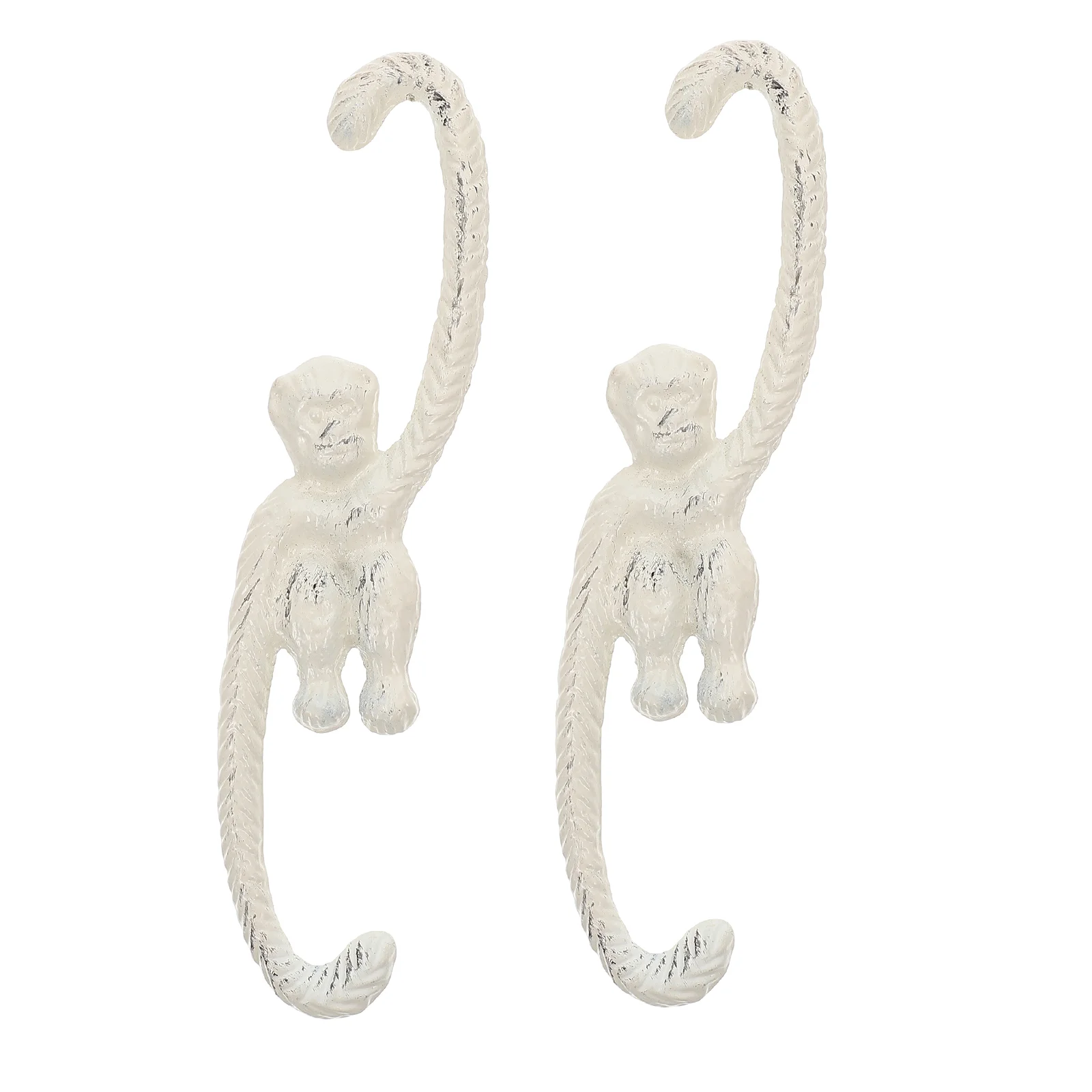 

2pcs Cast Iron Hooks Indoor Outdoor Garden Planter Hooks Bird Feeder Hangers
