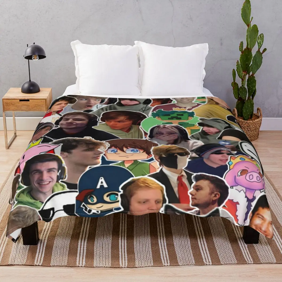 

Одеяло Dream SMP, удобное Фланелевое покрывало для дома, дивана, кемпинга, офиса, весна-осень