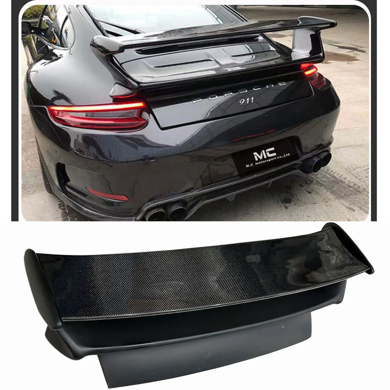 Для Porsche 911 997 GT3 с 2005 по 2011 задним крылом из полууглеродного волокна и