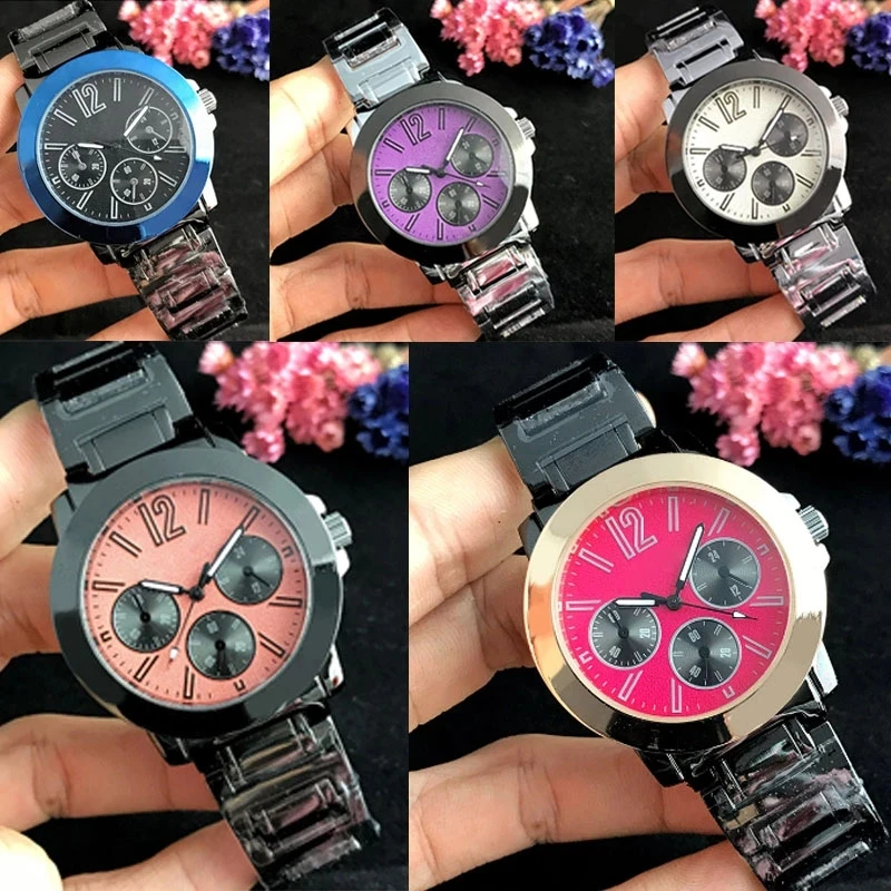 

RLLEN Stainless Steel Men Women Couples Quartz Watches Fashion Luxury Jewelry Gift Retro Precision Elegant Noble