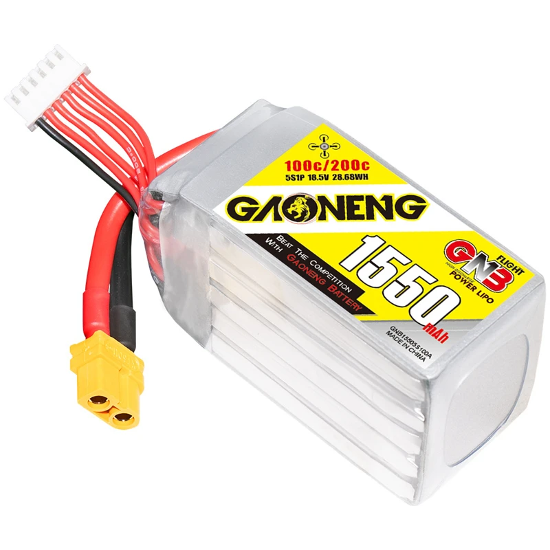 Gaoneng GNB 5S 18.5V 1550mAh 100C Lipo XT60