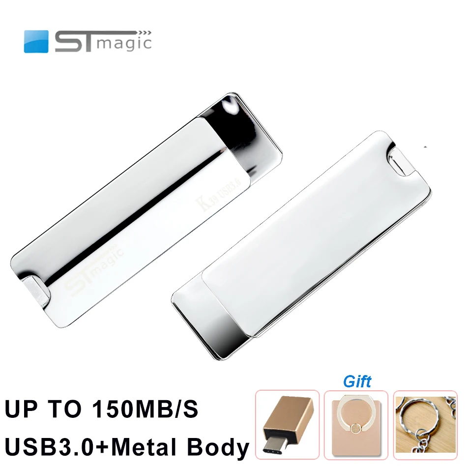 

STmagic K39 Pendrive Metal USB Flash Drive 3.0 32GB 64GB Memoria Usb 128GB 256GB Thumb Drives 150MB/S 512GB 1TB for Destops