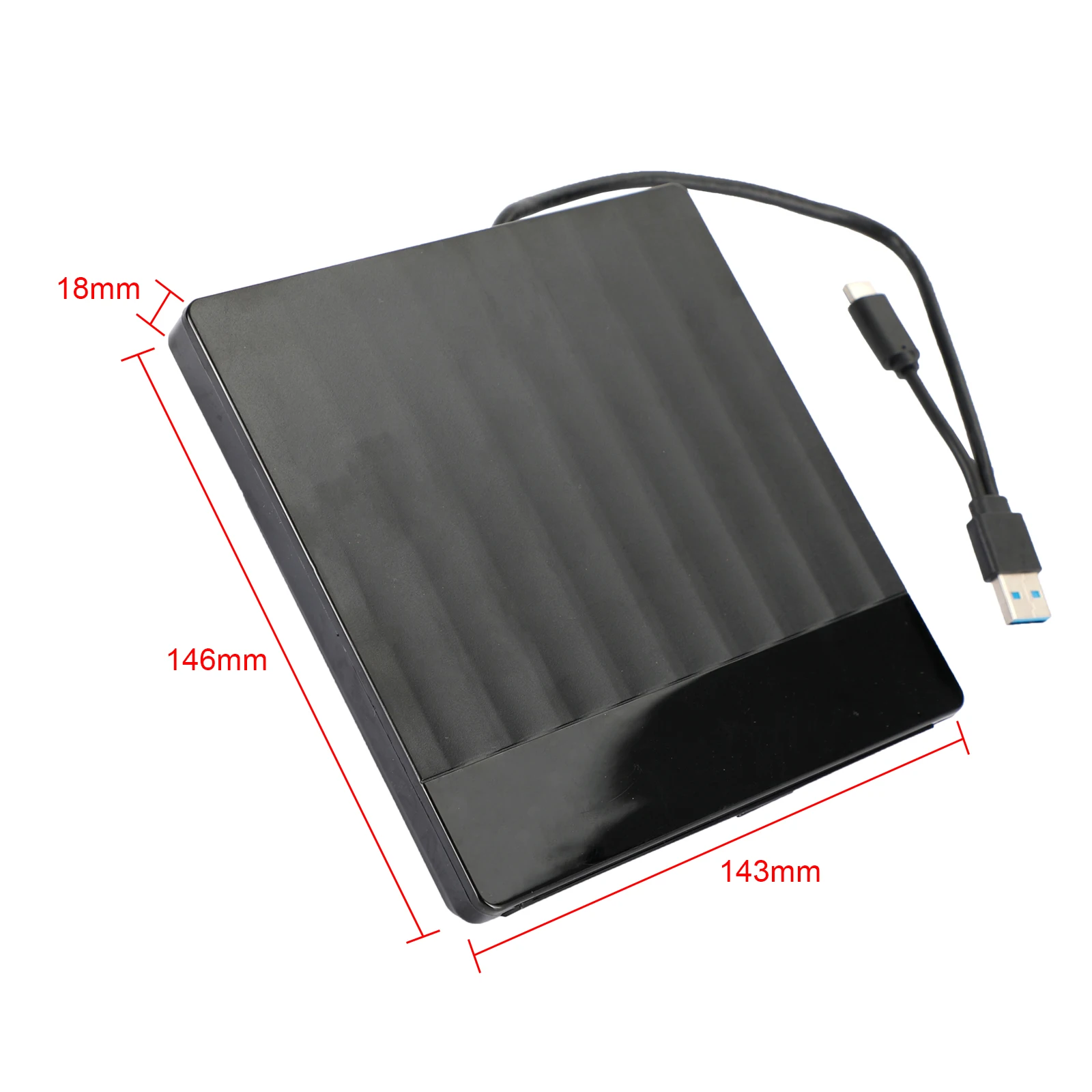 Artudatech 2 в 1 USB и Type-c Внешний Blu ray Drive BD Combo Player Reader портативный привод